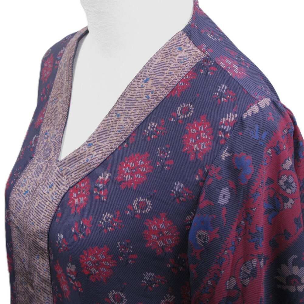 Biba Patterned Tunic Blouse Size Medium ? - image 2